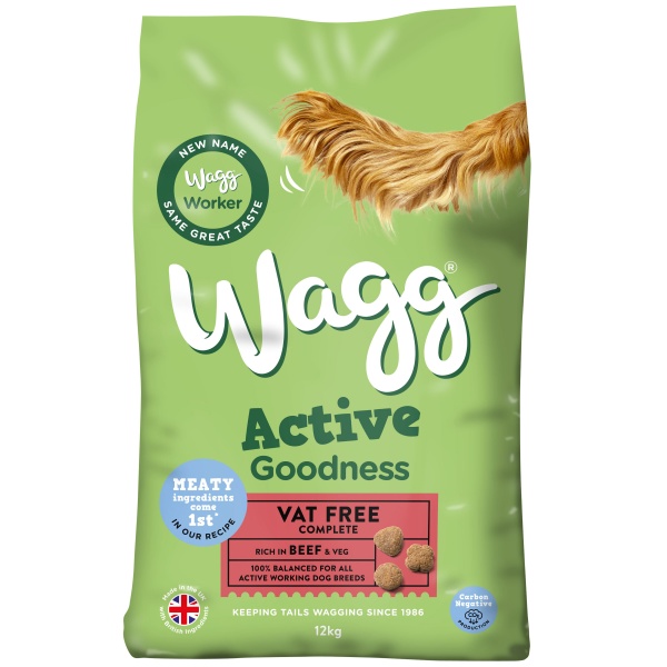 Wagg Active Goodness Adult Beef & Veg 12kg