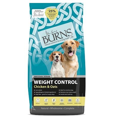 Burns Weight Control with Chicken & Oats Dog Food 6kg