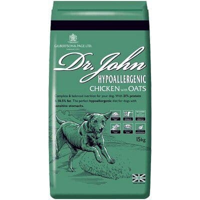 Dr John Hypoallergenic Dog Food  Chicken with Oats 15kg