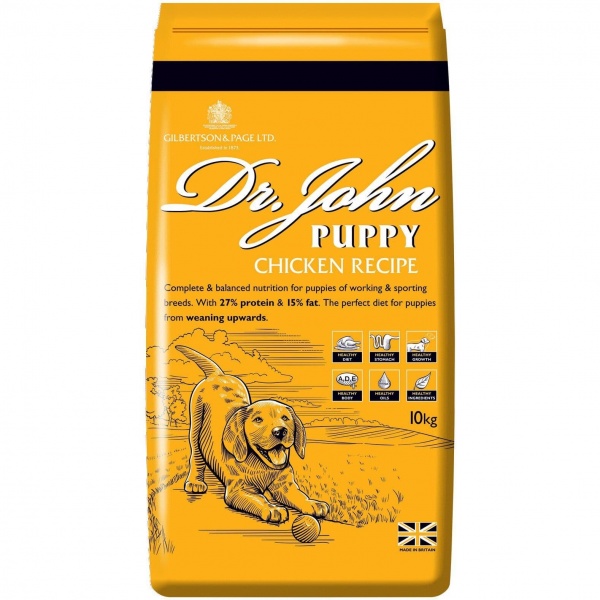 Dr John Puppy Food with Chicken 10kg