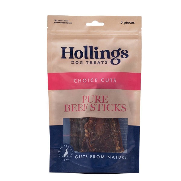 Hollings Pure Beef Sticks Display Box 15 x 5 pack