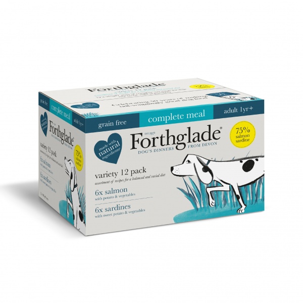 Forthglade Complete Grain Free Fish Multicase 12 x 395g