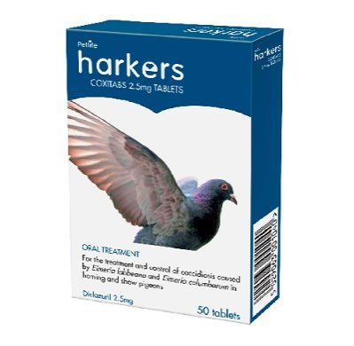 Harkers Coxitabs Pigeon Supplement (50 Tablets)