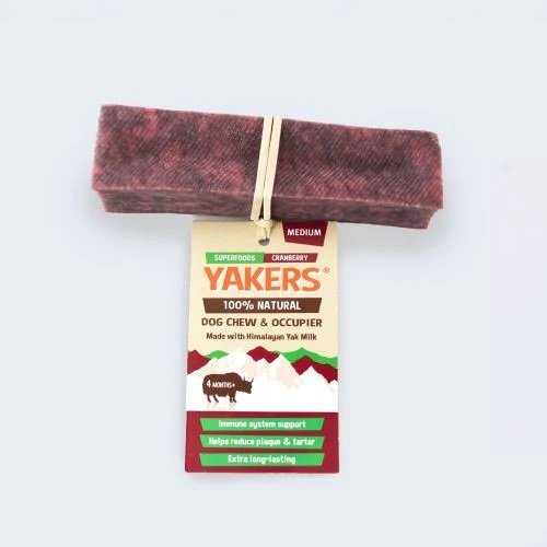 Yaker Cranberry Dog Chew Medium