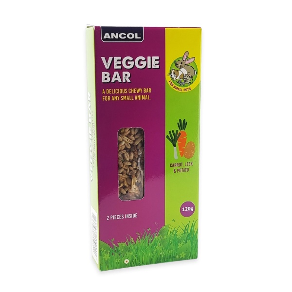 Ancol Small Animal Veggie Bar 6 x 120g