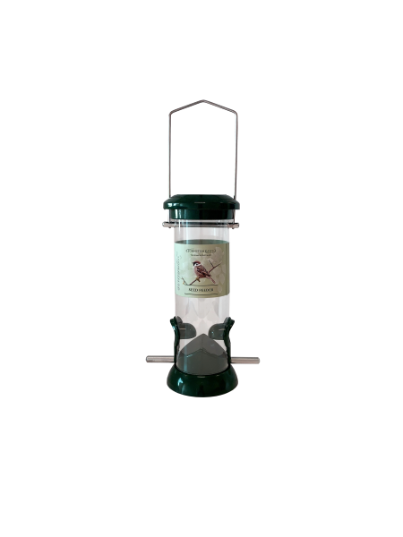 Johnston & Jeff Signature Green Cast Seed Feeder 2 Port 20cm