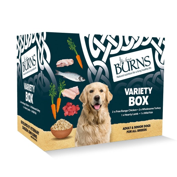 Burns Adult/Senior Variety Box Trays 6 x 395g