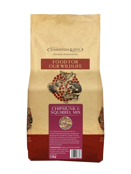 Johnston & Jeff Chipmunk and Squirrel Mix 6 x 1.2kg