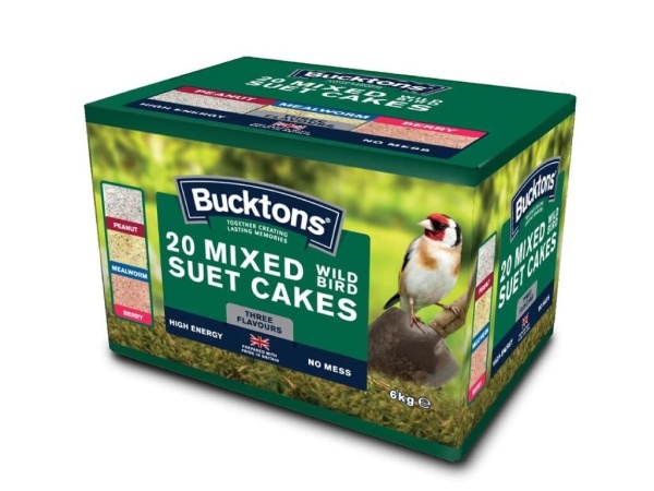 Bucktons Mixed No Mess Suet Cakes 20 x 300g