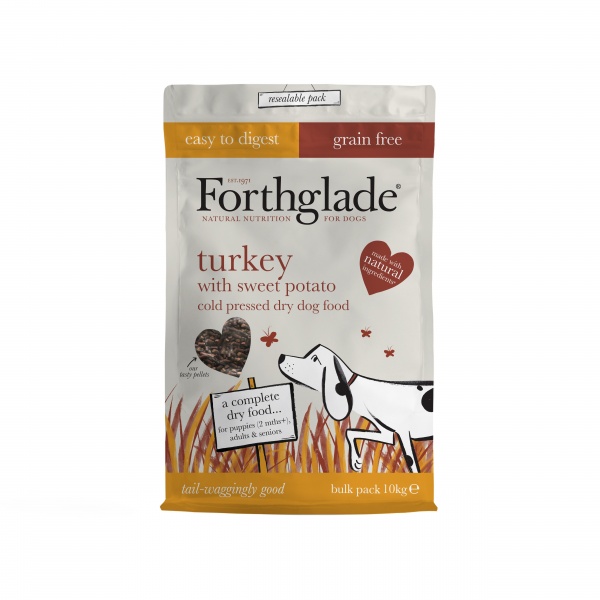 Forthglade Adult Cold Pressed Grain Free Turkey with Sweet Potato 10kg
