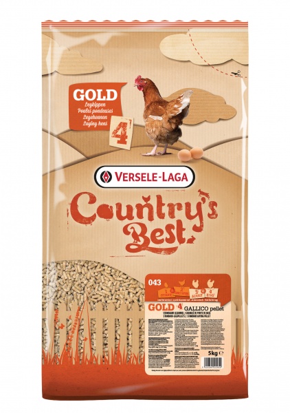 Versele Laga Country's Best Gold 4 Gallico Pellet Poultry Food 5kg