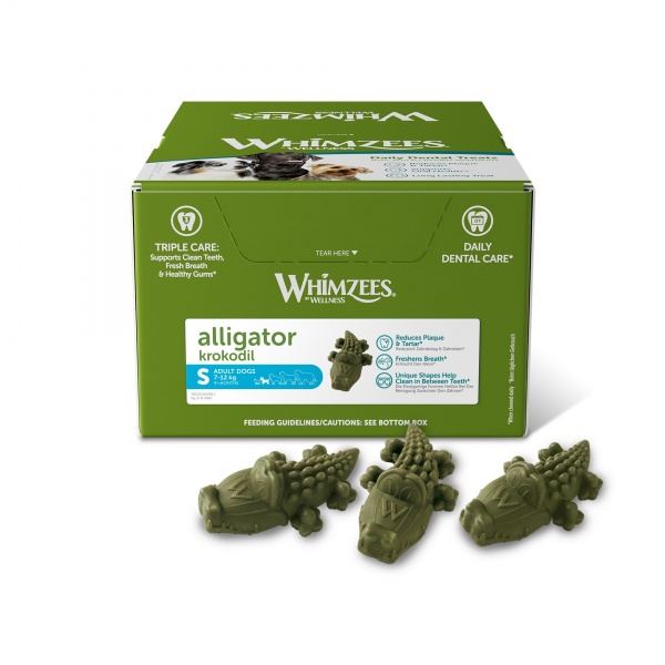 Whimzees Small Alligator - Box of 150