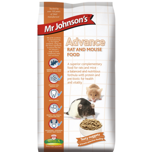 Mr Johnsons Advance Rat & Mouse Food 750g