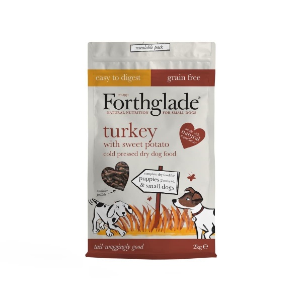 Forthglade Adult Small Dog Cold Pressed Grain Free Turkey with Sweet Potato 6kg