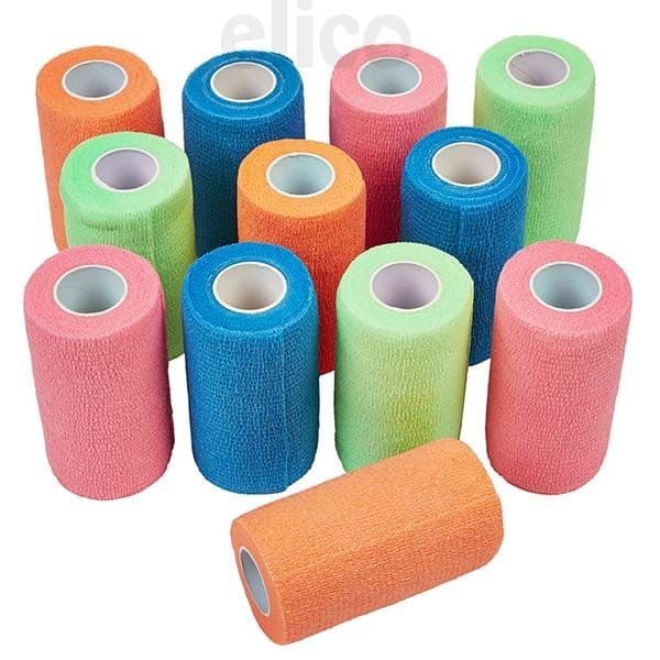 Elico Cohesive Bandages (Brights) 12 box