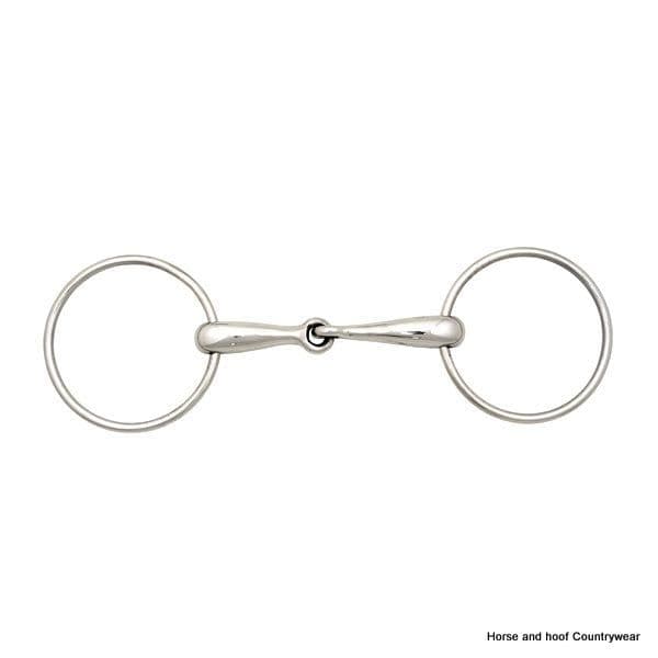 Elico Hollow Mouth Snaffle Bit (Large Rings)