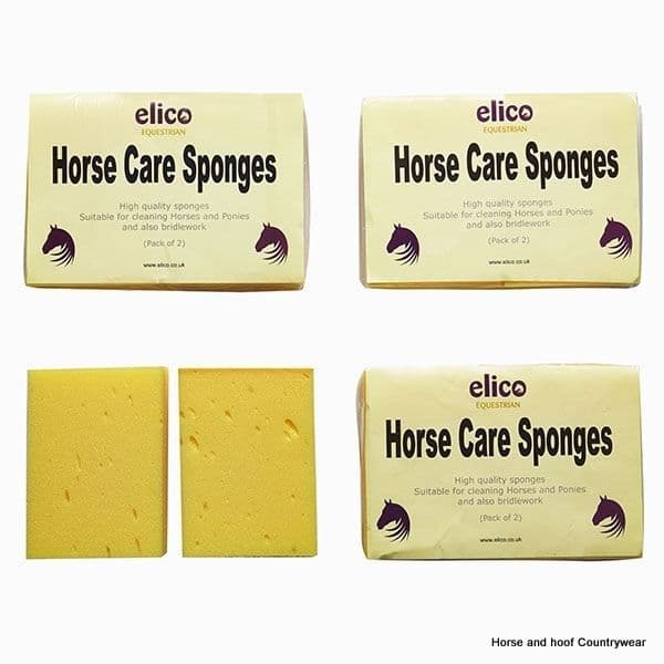 Elico Horse Care Sponges (Twin Pack)