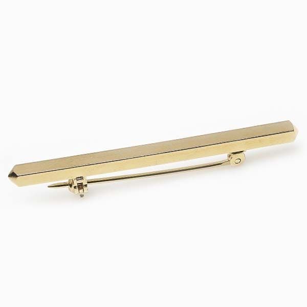Elico Stock Pin - Plain Bar - Gold