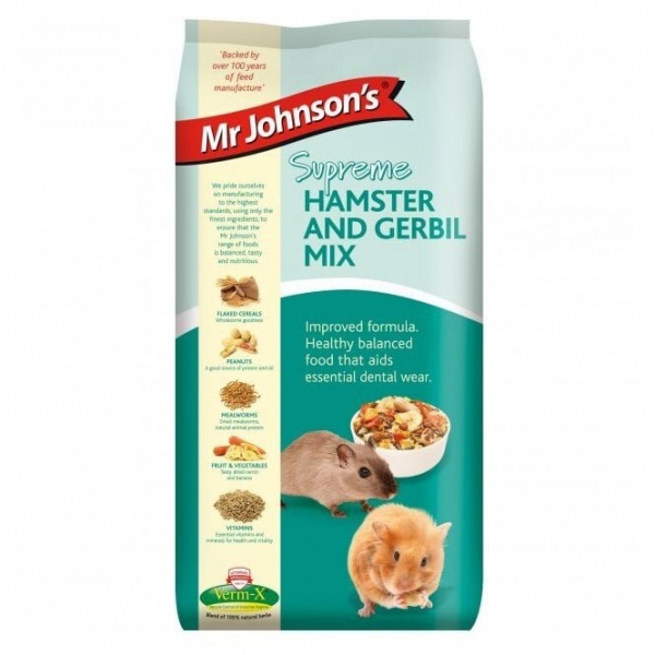 Mr Johnsons Supreme Hamster & Gerbil Food 15kg