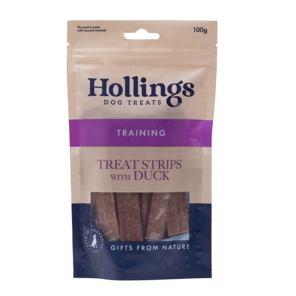 Hollings 100% Meat Treat Duck 12 x 100g