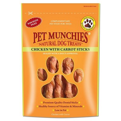 Pet Munchies Dog Treat Ckn&C Sticks8x80g