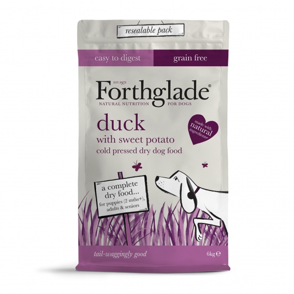 Forthglade Adult Cold Pressed Grain Free Duck with Sweet Potato 6kg