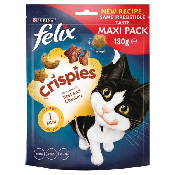 Felix Crispies Chicken & Beef 5 x 180g