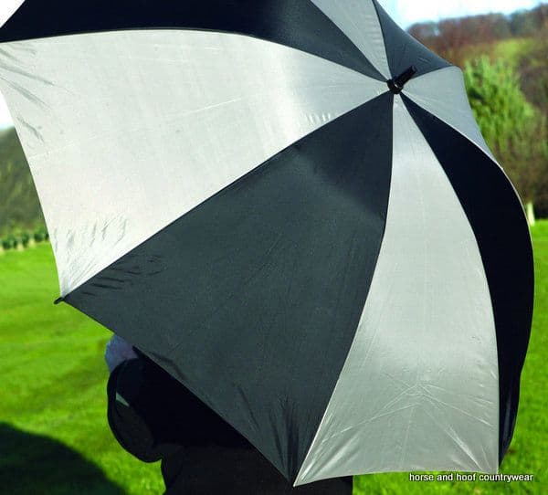 Golf Umbrella - Black/ Silver