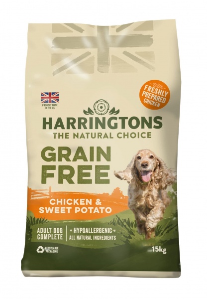 Harringtons Adult Grain Free Chicken & Sweet Potato 15kg
