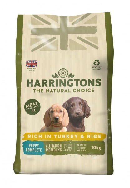 Harringtons Puppy rich in Turkey & Rice 10kg