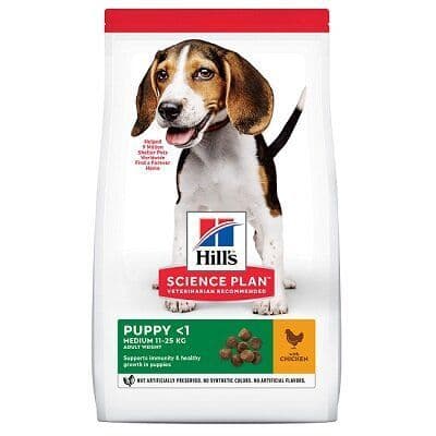 Hills Science Plan Puppy Medium Dog with Chicken Puppy Food 2.5kg