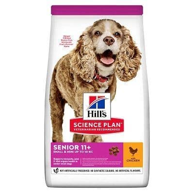 Hills Science Plan Senior Adult 11+ Dog Small & Mini with Chicken Dog Food 1.5kg