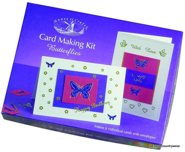 House of Crafts Start a Craft Card Making Kit - Butterflies