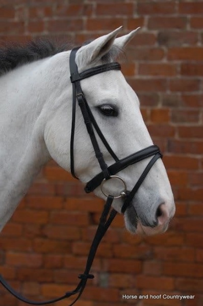 Hy Padded Flash Bridle with Rubber Grip Reins