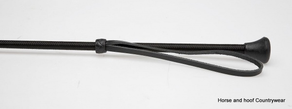 HySCHOOL Riding Whip With Leather Accessories