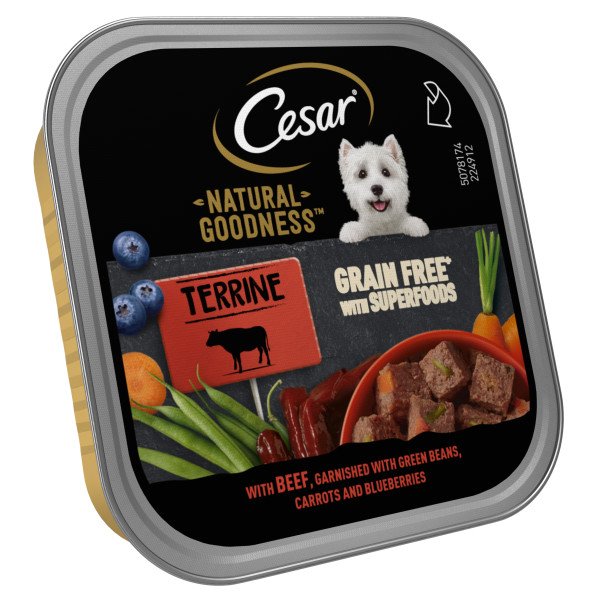 Cesar Natural Goodness with Beef in Loaf 16 x 100g