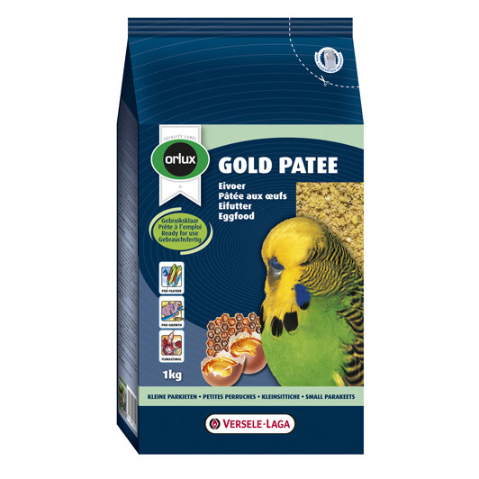 Versele Laga Orlux Gold Patee Small Parakeet Budgie Food 1kg