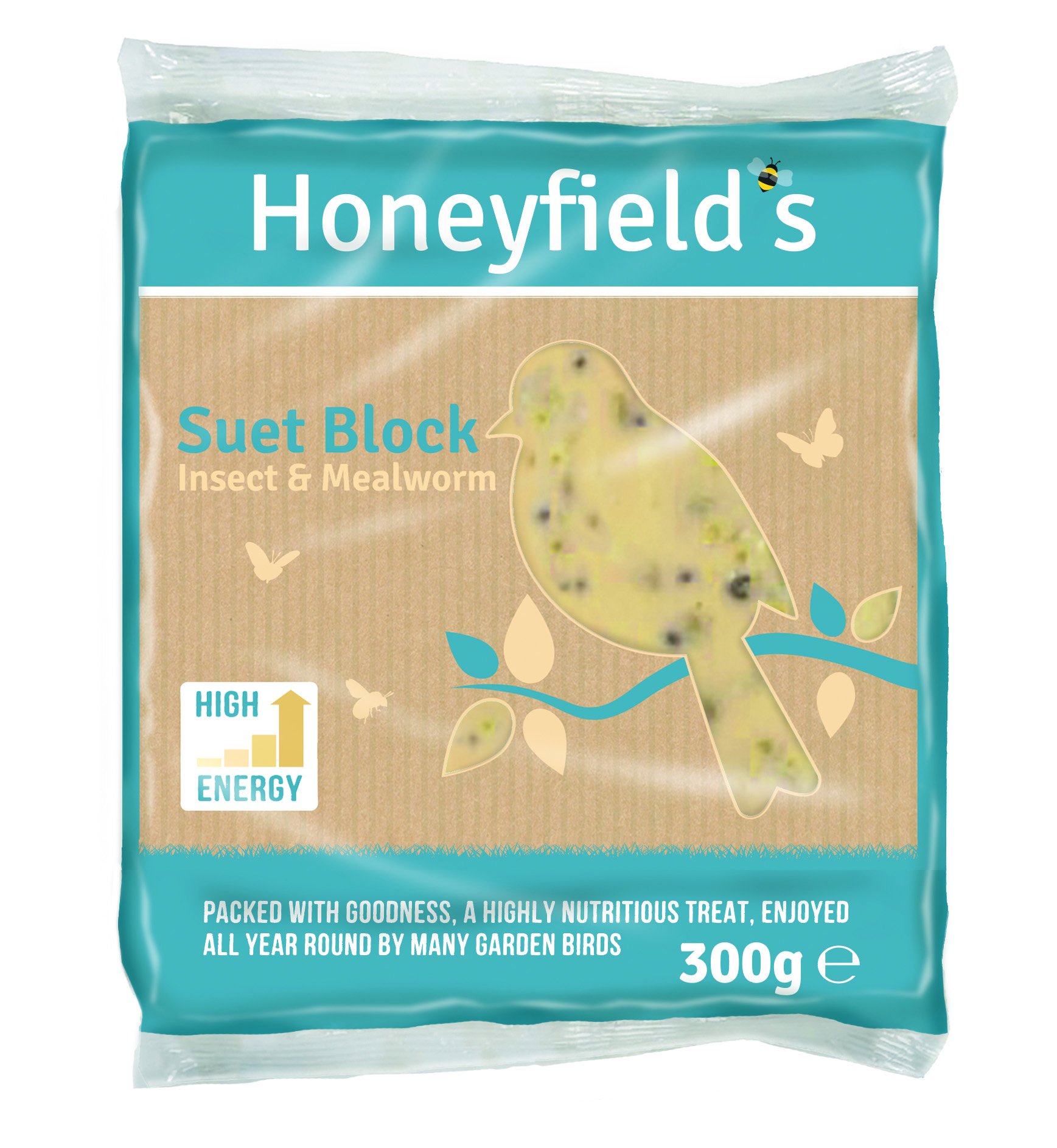 Honeyfield's Mealworm & Insect Suet Blocks 10 x 300g