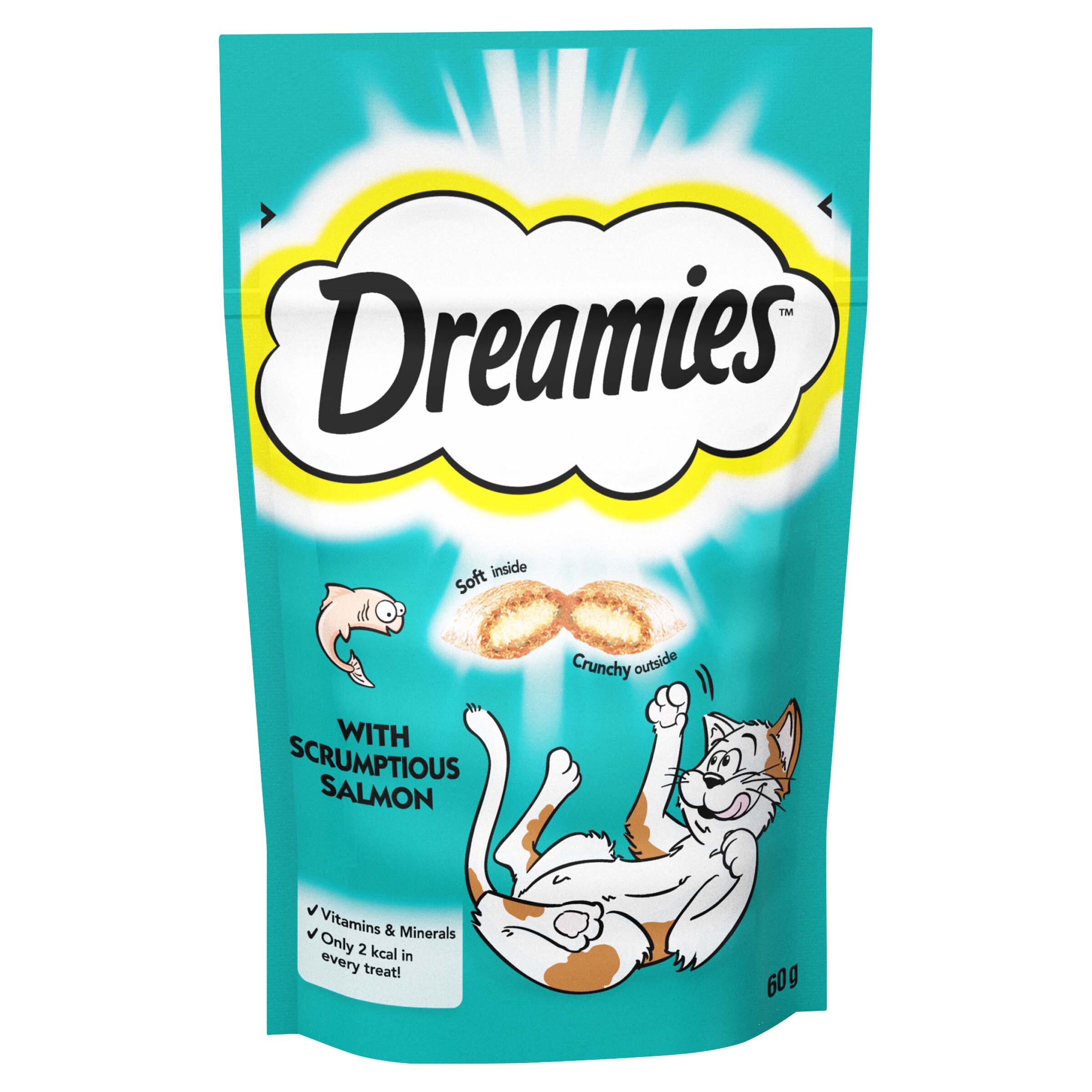 Dreamies Salmon Cat Treats 8 x 60g