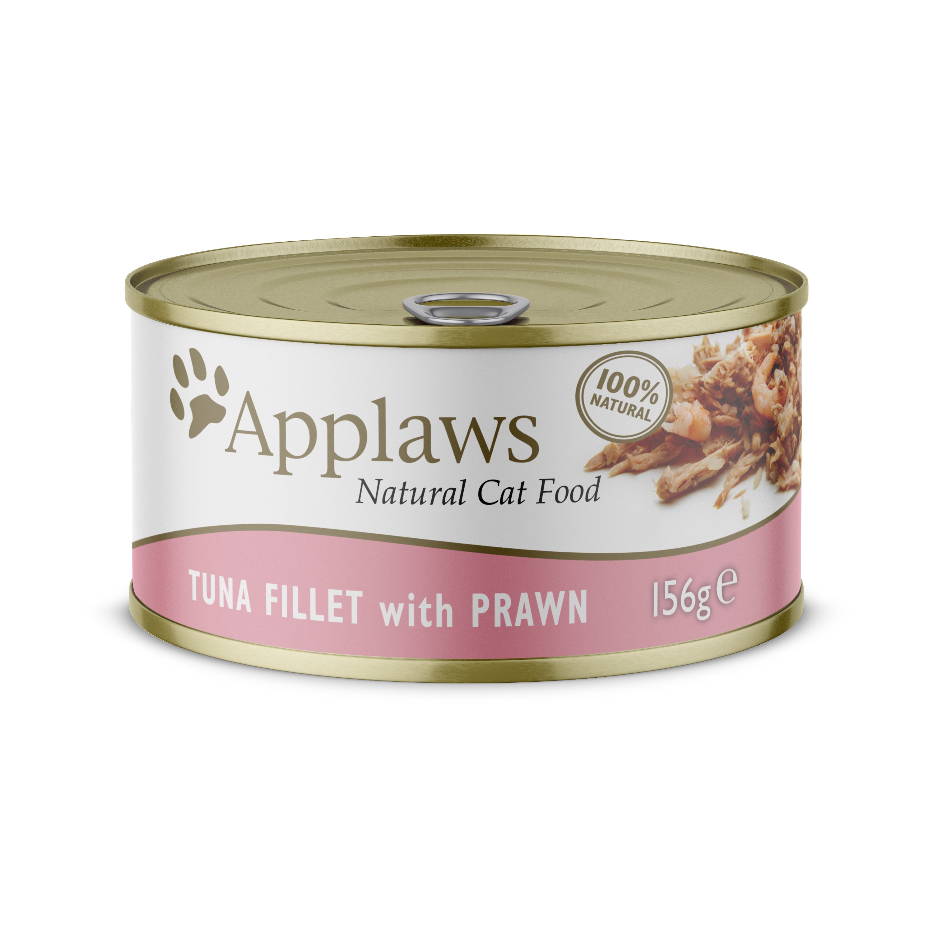 Applaws Cat Tuna Fillet with Prawn in Broth Tins 24 x 156g