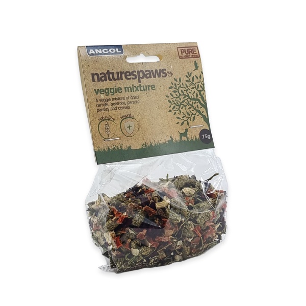 Ancol Naturespaws Veggie Mixture 6 x 75g