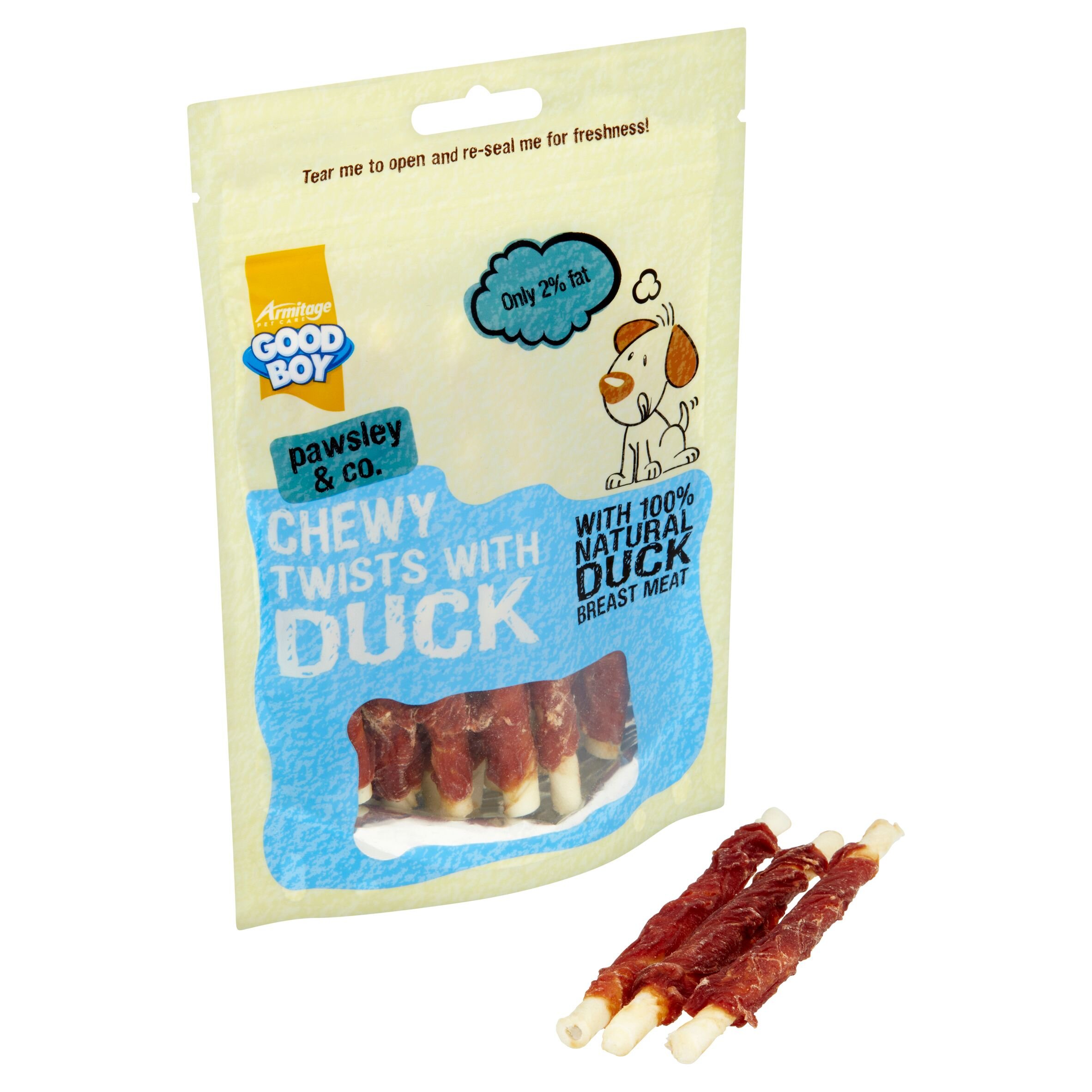 Good Boy Chewy Twists with Duck 10 x 90g