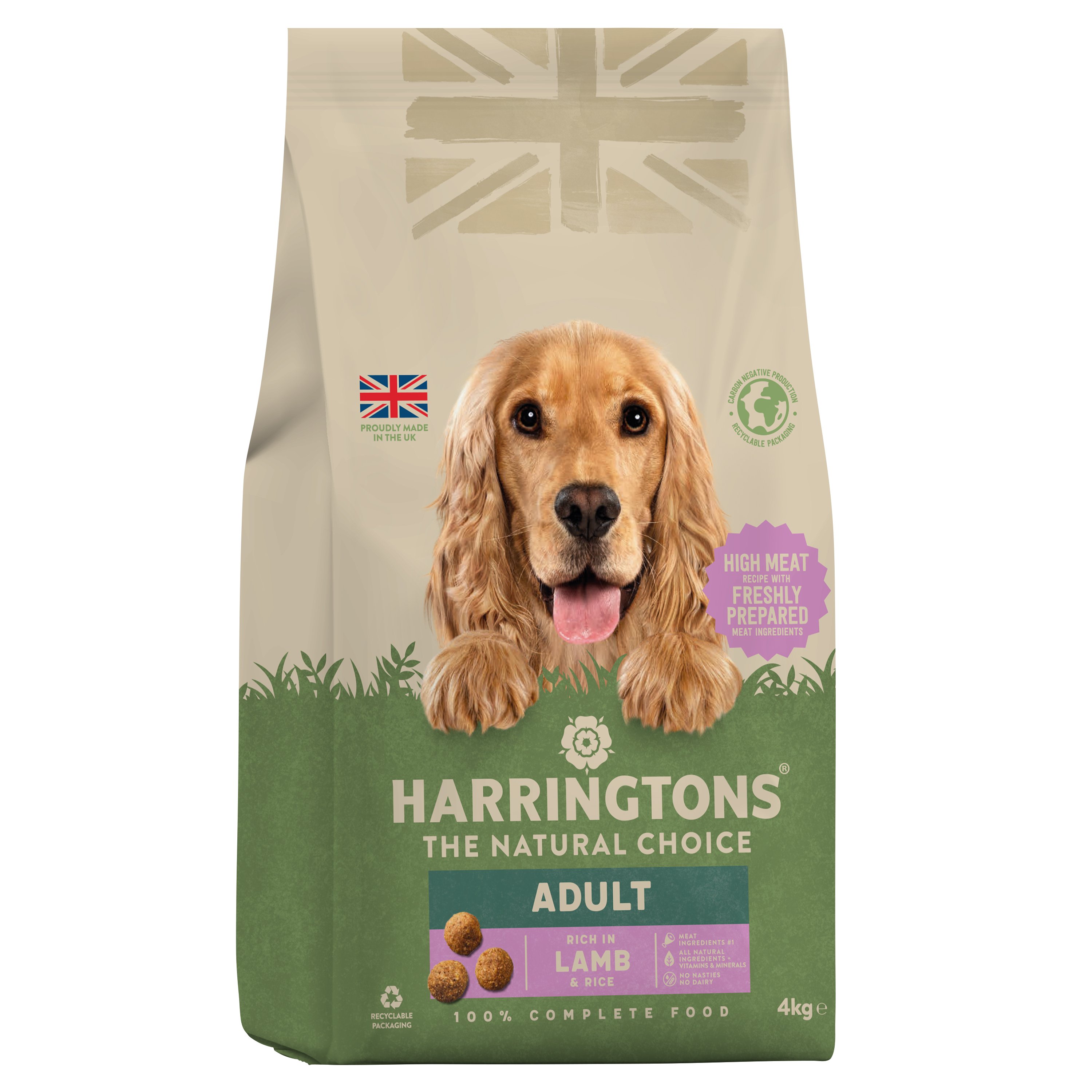 Harringtons Adult rich in Lamb & Rice 3 x 4kg