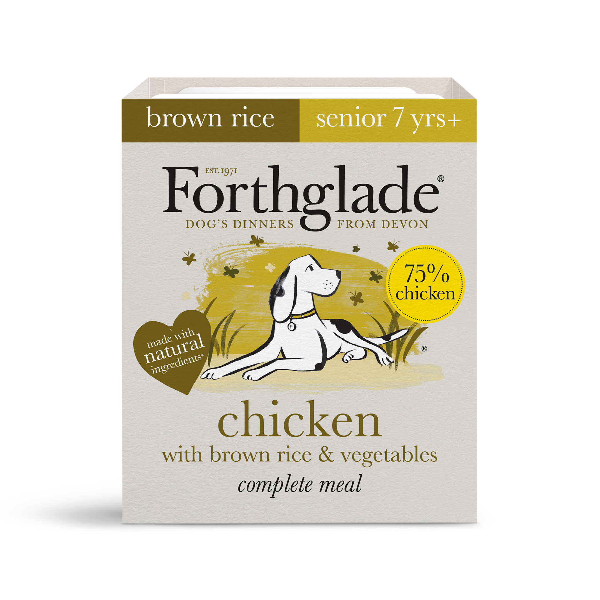 Forthglade Complete Senior Chicken with Brown Rice & Vegetables 18 x 395g