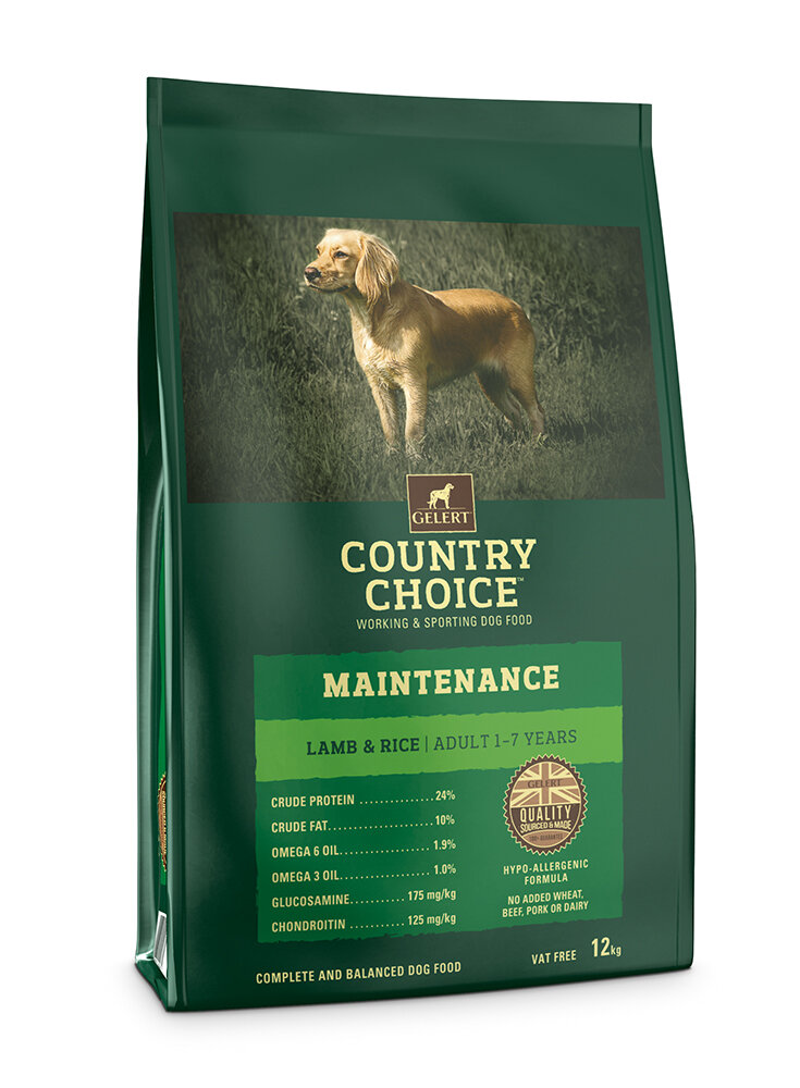 Gelert Country Choice Maintenance Lamb Adult Dog Food 12kg