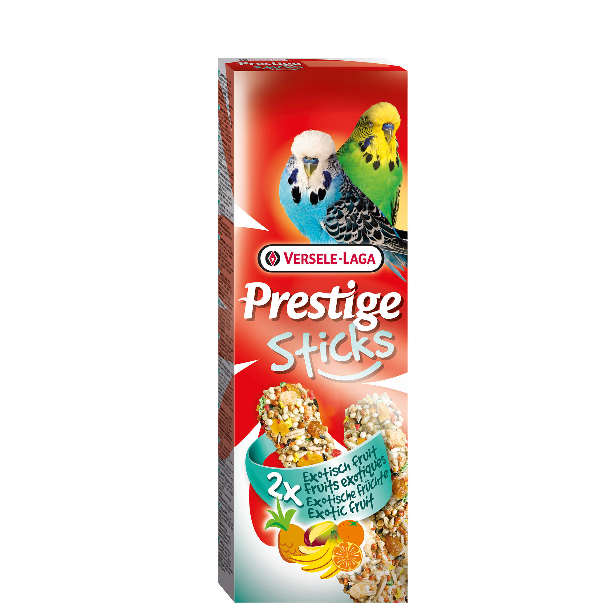 Versele Laga Prestige Budgie Exotic Fruit Sticks 10 x 60g