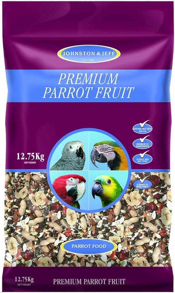 Johnston & Jeff Premium Parrot Fruit Mix 12.75kg