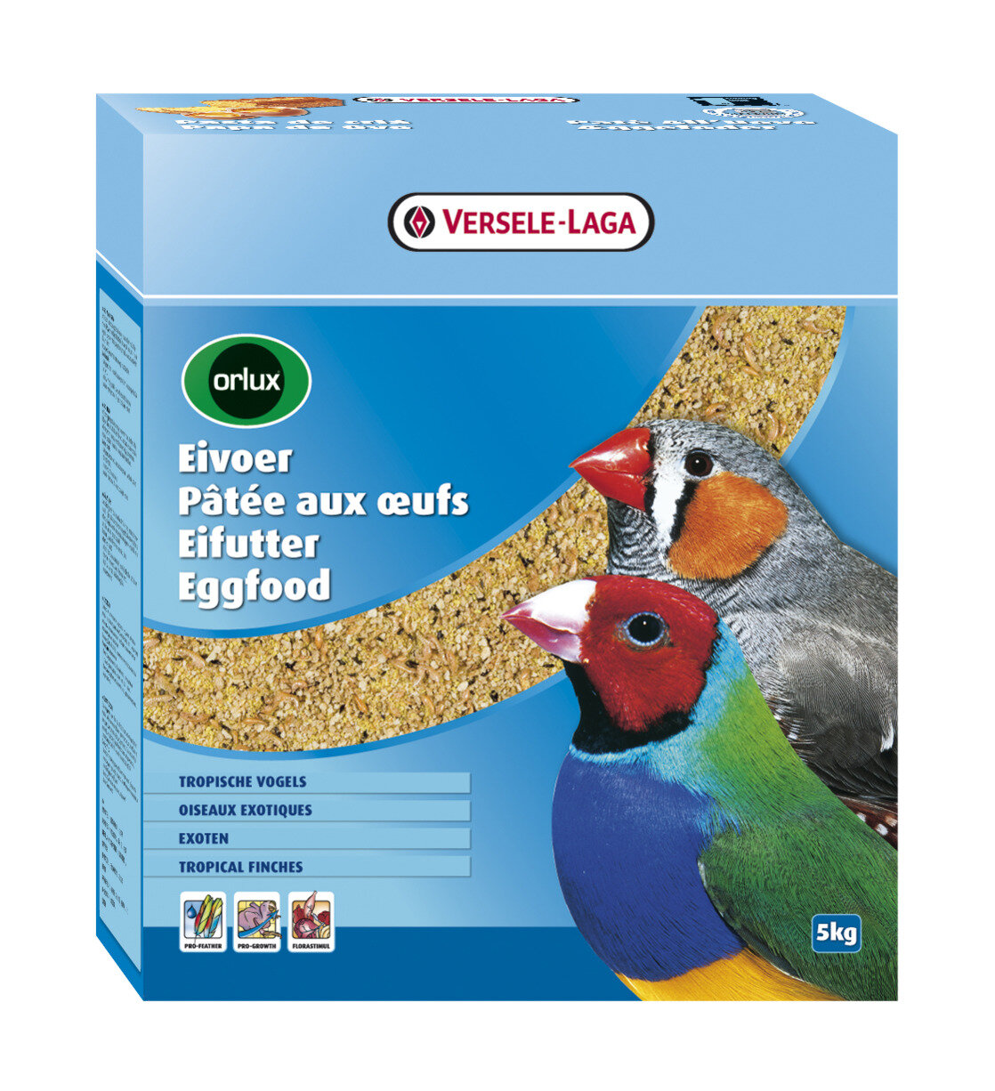 Versele Laga Orlux Dry Eggfood For Tropical Finches 5kg