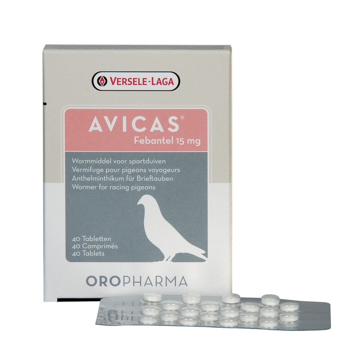 Versele Laga Oropharma Avicas Pigeon Wormer Tablets x 40