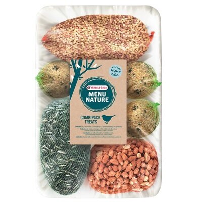 Versele Laga Menu Nature Combipack (5 Suet Balls + Sunflower Seeds + Peanuts + Suet Sticks) 12 x 1kg